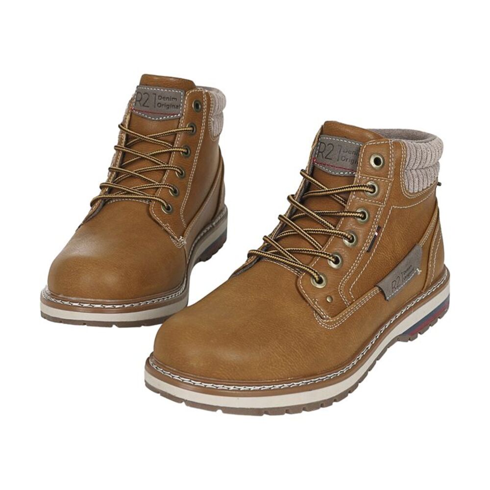 Route 21 Mens 6 Eyelet Ankle Boot / Honey